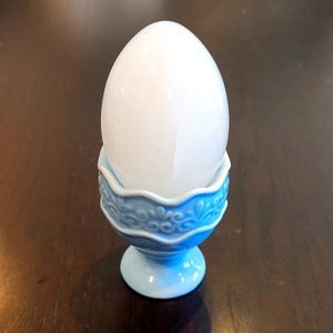Easter egg, marble white